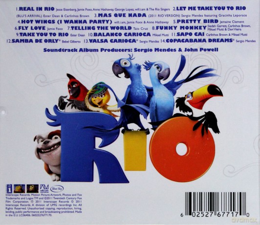 Rio soundtrack [CD]