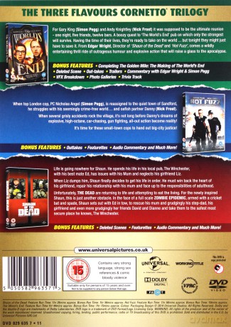 World's End / Hot Fuzz / Shaun Of The Dead [3DVD]