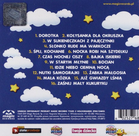 Mini Mini Najlepsze Kołysanki [CD]