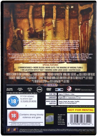 Wrong Turn 2 Dead End (Droga bez powrotu 2) [DVD]