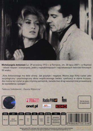 Kolekcja Michelangelo Antonioni 1 [BOX] [4DVD]