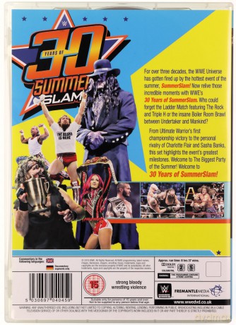WWE 30 Years Of Summerslam [3DVD]