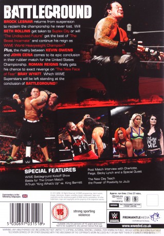 WWE Battleground 2015 [DVD]