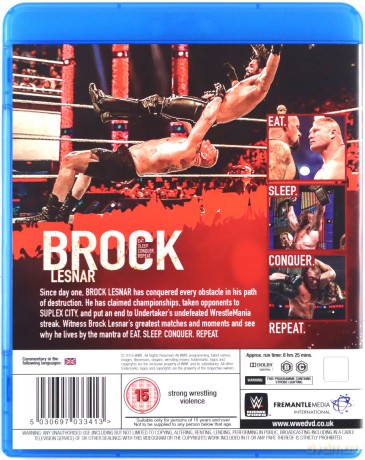 WWE Brock Lesnar Eat Sleep Conquer Repeat [2xBlu-Ray]