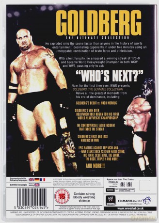 WWE Goldberg The Ultimate Collection [3DVD]