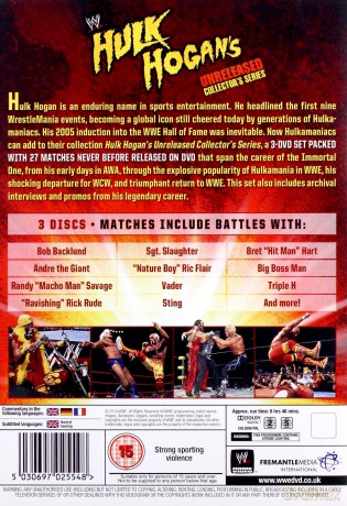 WWE Hulk Hogans Unreleased Collectors Series [3DVD]