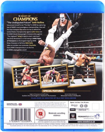 WWE Night Of Champions 2015 [Blu-Ray]