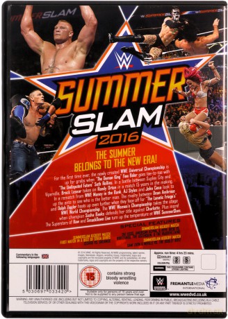 WWE Summerslam 2016 [DVD]