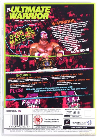 WWE Ultimate Warrior The Ultimate Collection [3DVD]