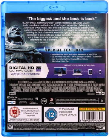 Xmen Apocalypse [Blu-Ray]