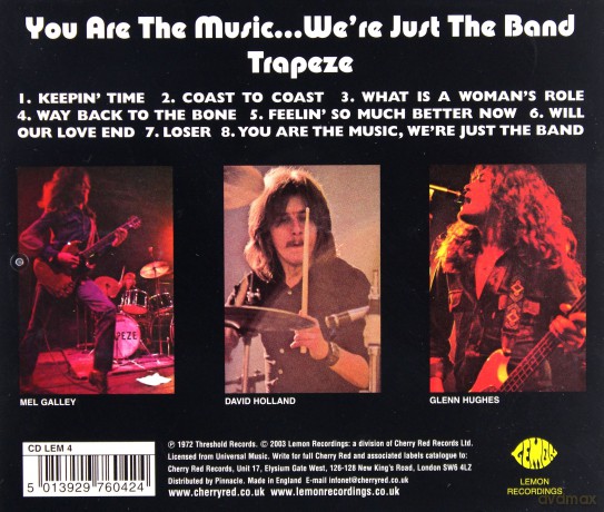 Trapeze: You Are The Music WeRe Just The Band [CD]