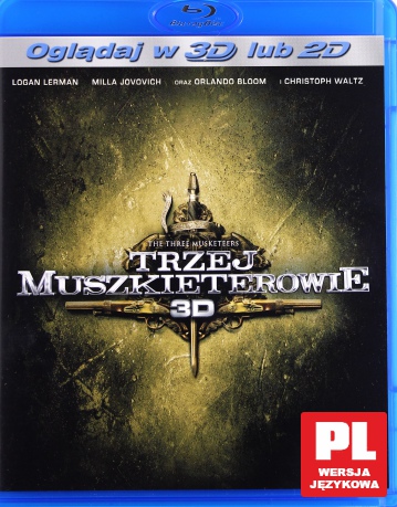 Trzej muszkieterowie (2011) [Blu-Ray 3D lub 2D]