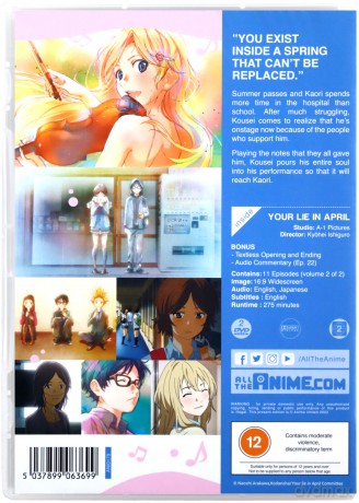 Your Lie In April - Part 2 [2DVD]