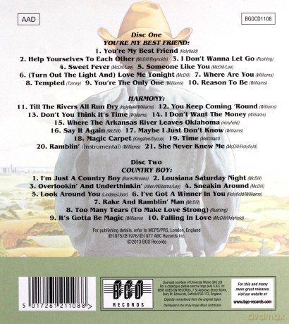 Don Williams: Youre My Best Friend [2CD]