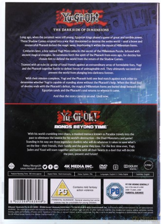 Yu-Gi-Oh! Movie Double Pack: Bonds Beyond Time/Dark Side Of Dimensions [2DVD]