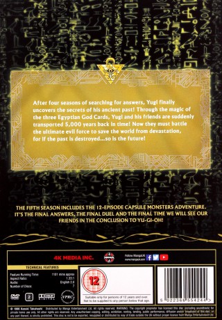 Yu-Gi-Oh! Season 5 The Official Fifth Season (Episodes 190-236) [7DVD]