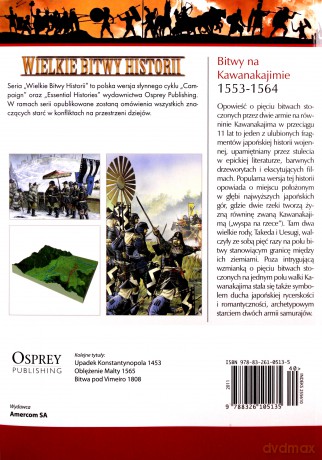 Wielkie Bitwy Historii 40: Bitwy na Kawanakajimie 1553-1564 [książka]+[DVD]