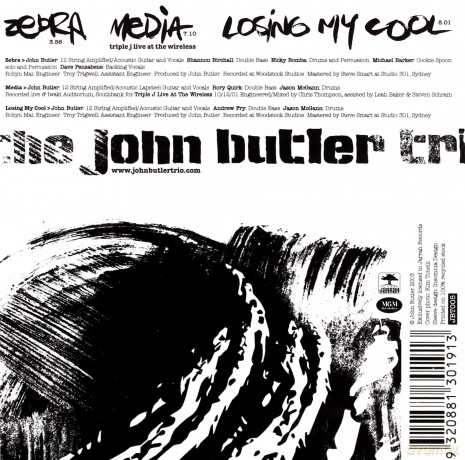 John Butler Trio: Zebra [CD]