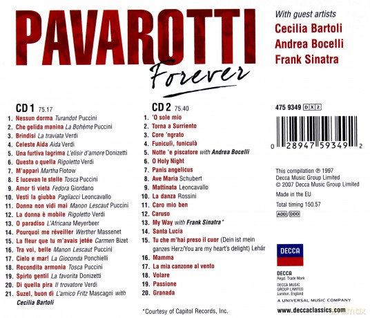 Luciano Pavarotti: Pavarotti Forever [2CD] 