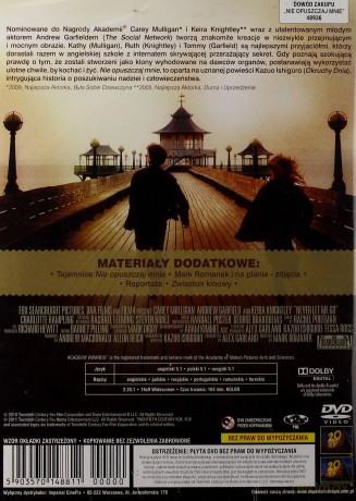 Nie opuszczaj mnie [DVD]