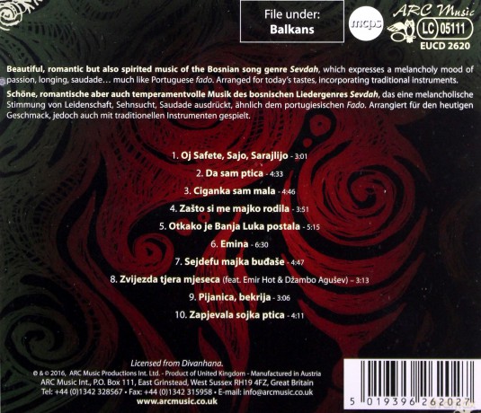 Divanhana: Zukva - Sevdah From Bosnia's Finest [CD]