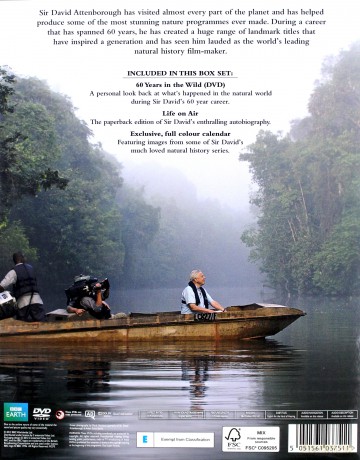 Attenborough: 60 Years in the Wild - Limited Edition Gift Set [3DVD]+[KSIĄŻKA]