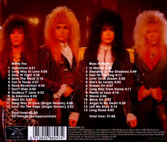Britny Fox: Britny Fox/Boys In Heat [2CD]