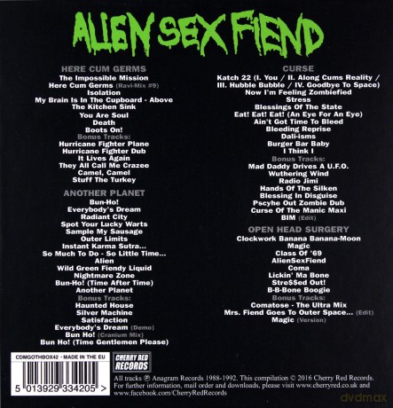Alien Sex Fiend: Classic Albums Volume II [4CD]