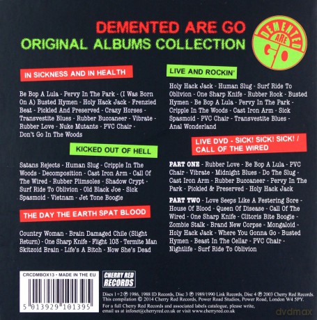 Demented Are Go: Demented Are Go (Original Albums Boxset) [4CD]