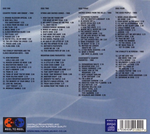 Stanley Brothers: Eight Classic Albums (+Bonus Singles) [4CD]