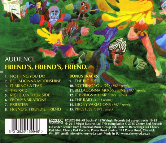 Audience: Friends Friends Friend [CD]