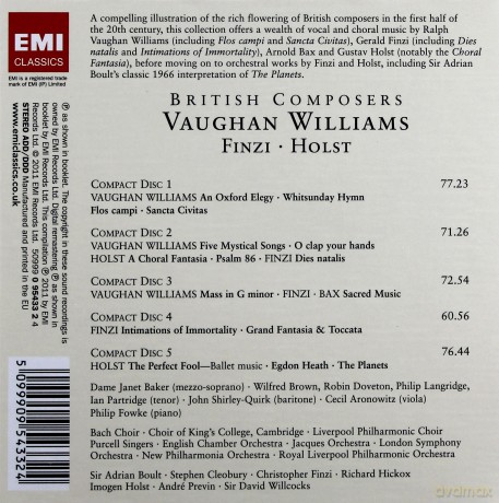 British Composers: Vaughan Williams [5CD]