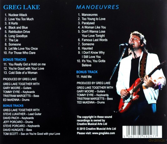 Greg Lake: Greg Lake / Manoeuvres [2CD]