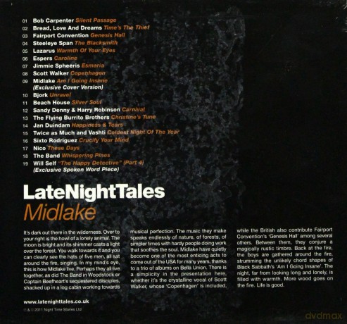 Late Night Tales - Midlake [CD]