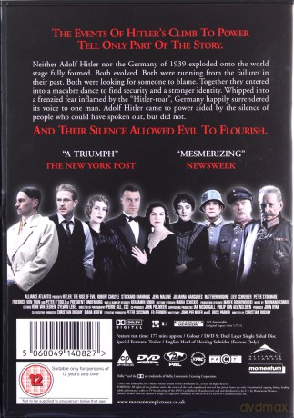 Hitler The Rise Of Evil (Hitler: Narodziny zła) [DVD]