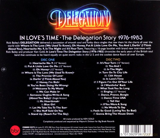 Delegation: In Loves Time: The Delegation Story 1976-1983 [2CD]