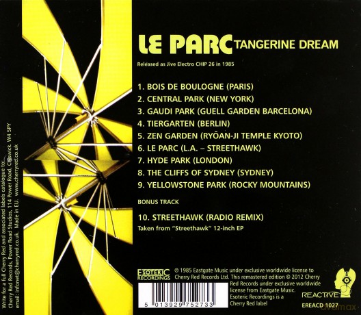 Tangerine Dream: Le Parc [CD]
