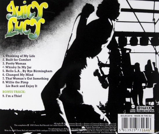 Juicy Lucy: Lie Back And Enjoy It [CD]