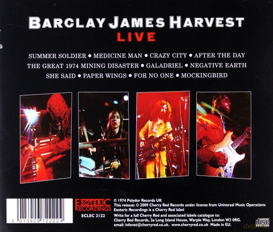 Barclay James Harvest: Live [CD]