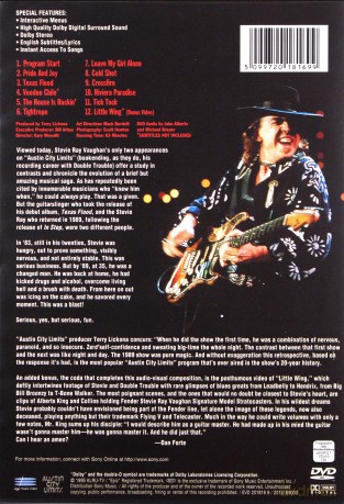 Stevie Ray Vaughan & Double Trouble: Live From Austin. Texas [DVD]
