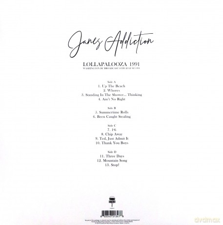 Janes Addiction: Lollapalooza 1991 (Limited) [2xWinyl]