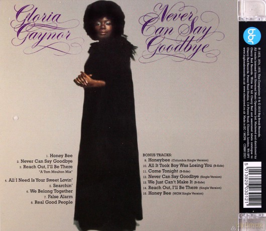 Gloria Gaynor: Never Can Say Goodbye [CD]