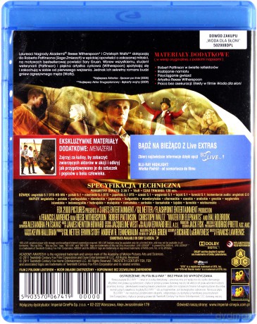 Woda dla słoni [Blu-Ray]