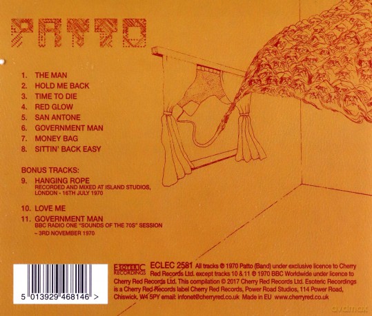 Patto: Patto: Remastered And Expanded Edition [CD]