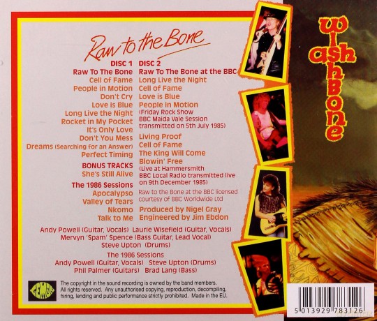 Wishbone Ash: Raw To The Bone [2CD]