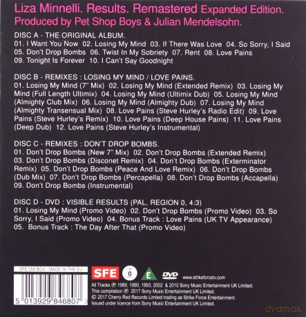 Liza Minnelli: Results: Expanded 4 Disc Edition [4CD]