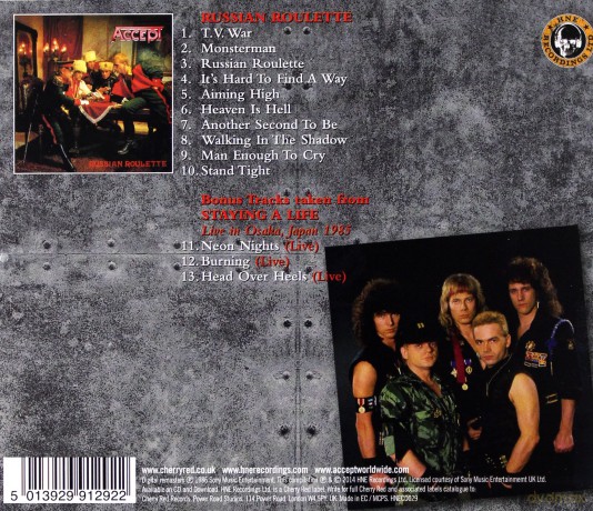 Accept: Russian Roulette [CD]