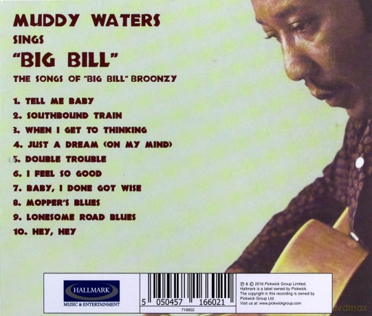 Muddy Waters: Sings Big Bill Broonzy [CD]