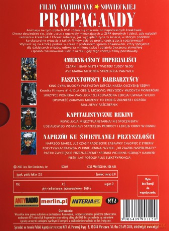 Animowane filmy sowieckiej propagandy [BOX] [4DVD]