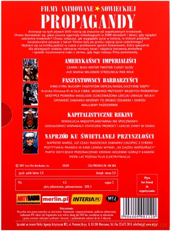 Animowane filmy sowieckiej propagandy [BOX] [4DVD]